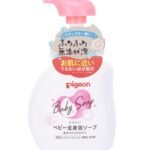 Pigeon贝亲新生儿婴儿宝宝洗发沐浴露2合1泡泡清爽花香500ml