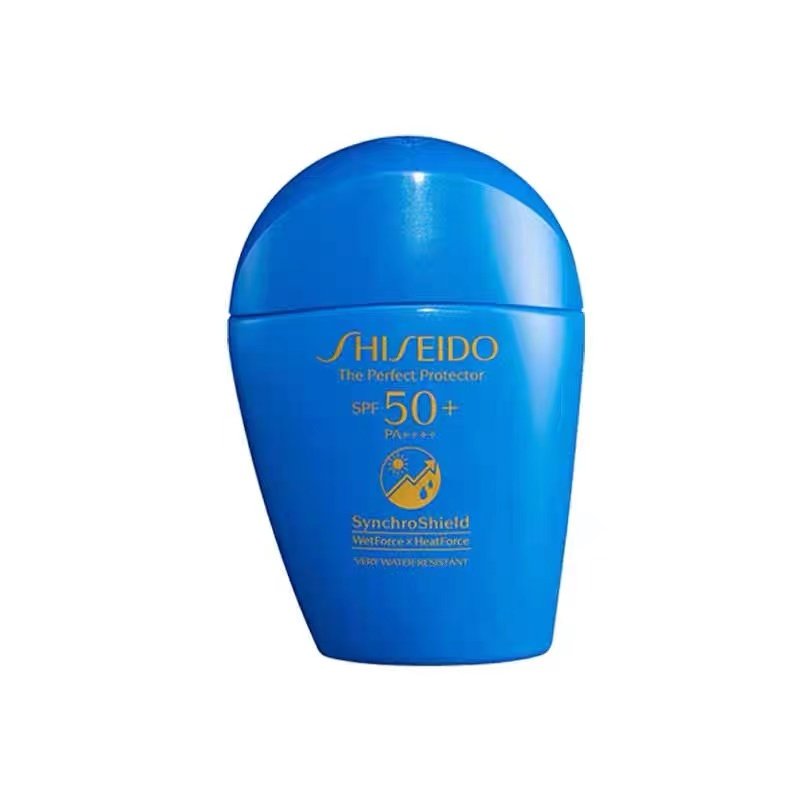 20250610052829174954770941539.jpg 【日版】资生堂蓝胖子防晒(黄字)50ml - 图片 1