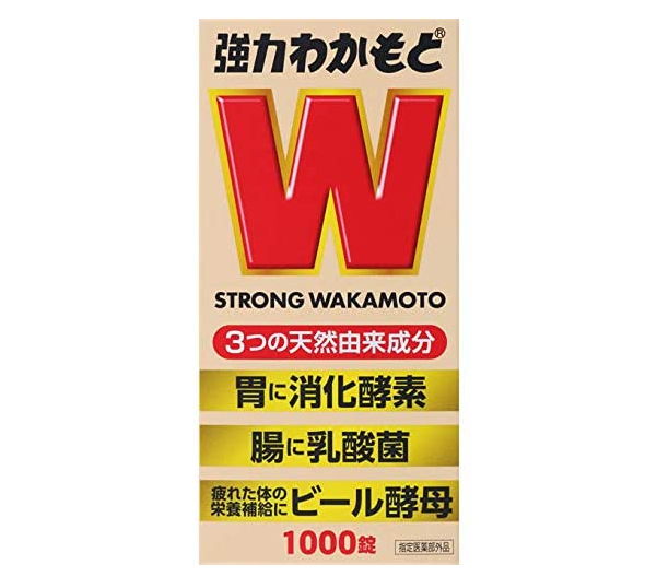 20250610084637174951639756172.png wakamoto益生菌 W强力若素酵素肠胃用 1000片 - 图片 1