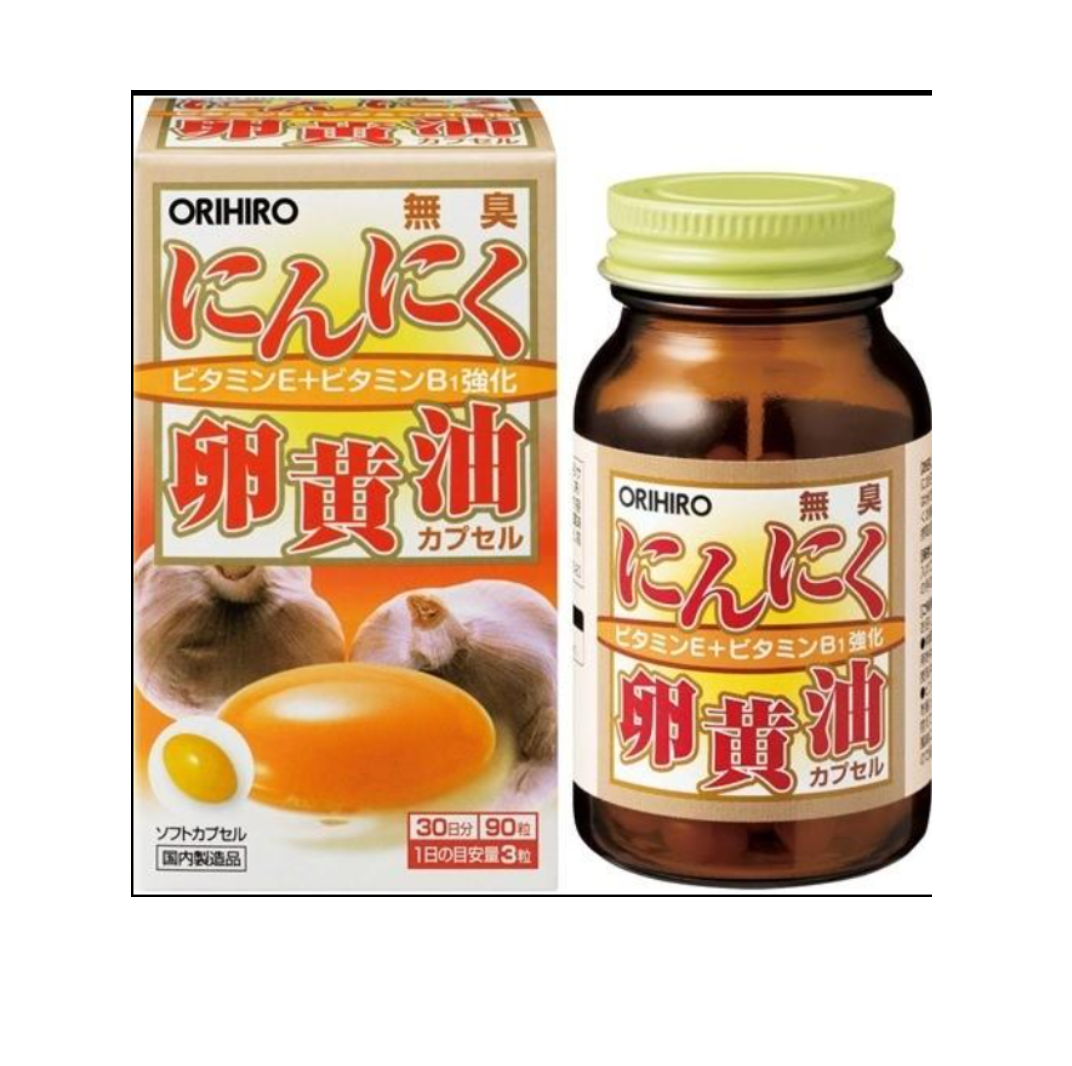 20250610101324174952160461243.png ORIHIRO欧力喜乐 大蒜卵黄油 90粒 - 图片 1