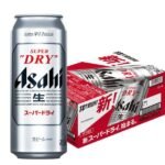 【罐装啤酒】Asahi朝日 DRY生 ALC5% 500ml，一箱24罐