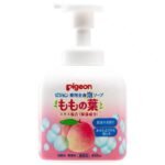 Pigeon贝亲婴幼儿桃子水沐浴露洗发沐浴二合一450ml