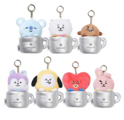 BTS 钥匙扣/挂件 - BT21 - SNOWPEAK OFFICIAL MD KEYRING