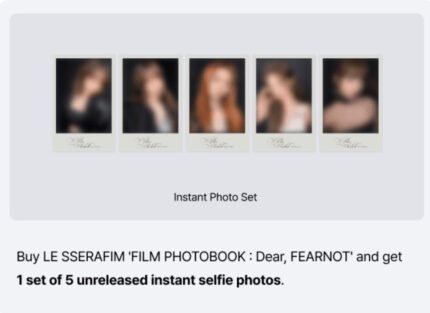 LE SSERAFIM 专辑/写真 - Le sserafim - film photobook : dear, fearnot