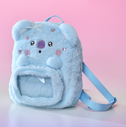 BTS 娃娃/毛绒 - BT21 - RIBBONED U BABY CLEAR POCKET PLUSH BAG