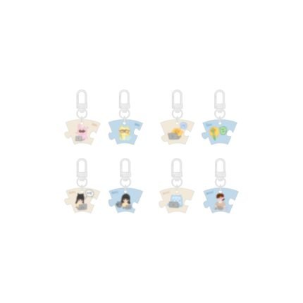 KISS OF LIFE 钥匙扣/挂件 - Kiss of life - deja vu 2026 asia fanmeeting tour in seoul official md random puzzle keyring