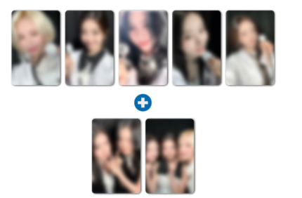 ITZY 随机卡包 - Itzy - tunnel vision mini album soundwave lucky draw event photobook ver set
