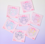 BTS 海报/贴纸 - BT21 - RIBBONED U MININI HOLOGRAM MEDIUM STICKER (2EA)
