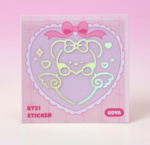 BTS 海报/贴纸 - BT21 - RIBBONED U MININI HOLOGRAM MEDIUM STICKER (2EA)
