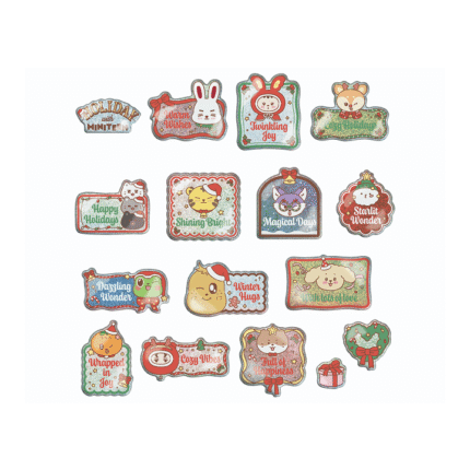 SEVENTEEN 海报/贴纸 - Seventeen - holiday with miniteen official md sticker set