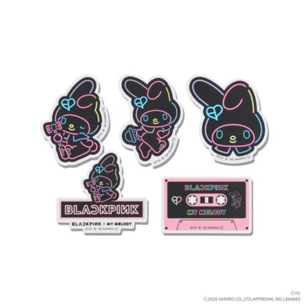 BLACKPINK 海报/贴纸 - Blackpink - blackpink x my melody official md neon sticker set