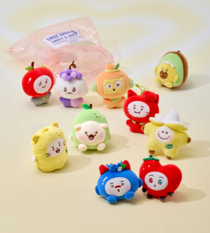 TREASURE 钥匙扣/挂件 - Treasure x Truz - fruit plush keyring