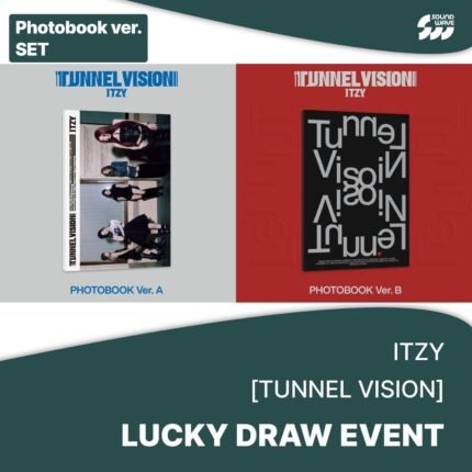 ITZY 随机卡包 - Itzy - tunnel vision mini album soundwave lucky draw event photobook ver set